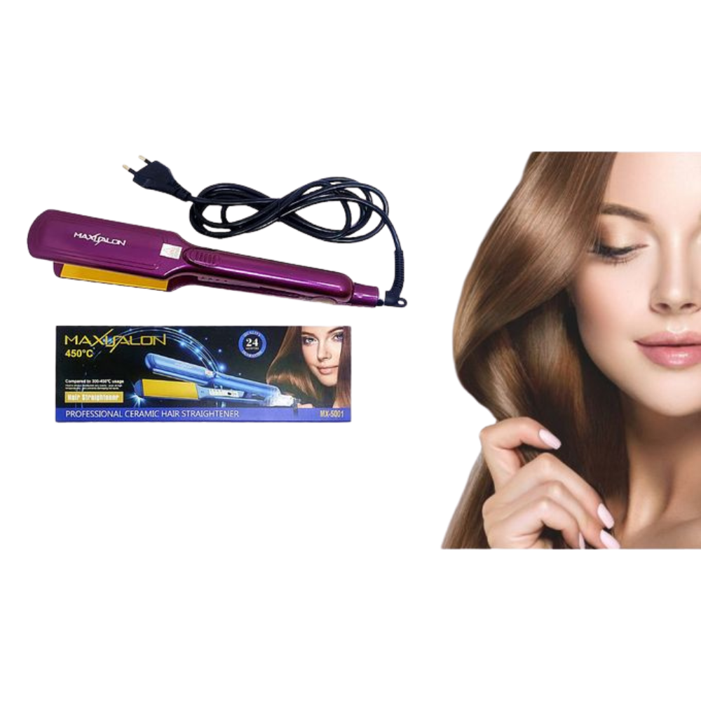 مكواة شعر احترافية رقمية بدرجة حرارة 450 درجة